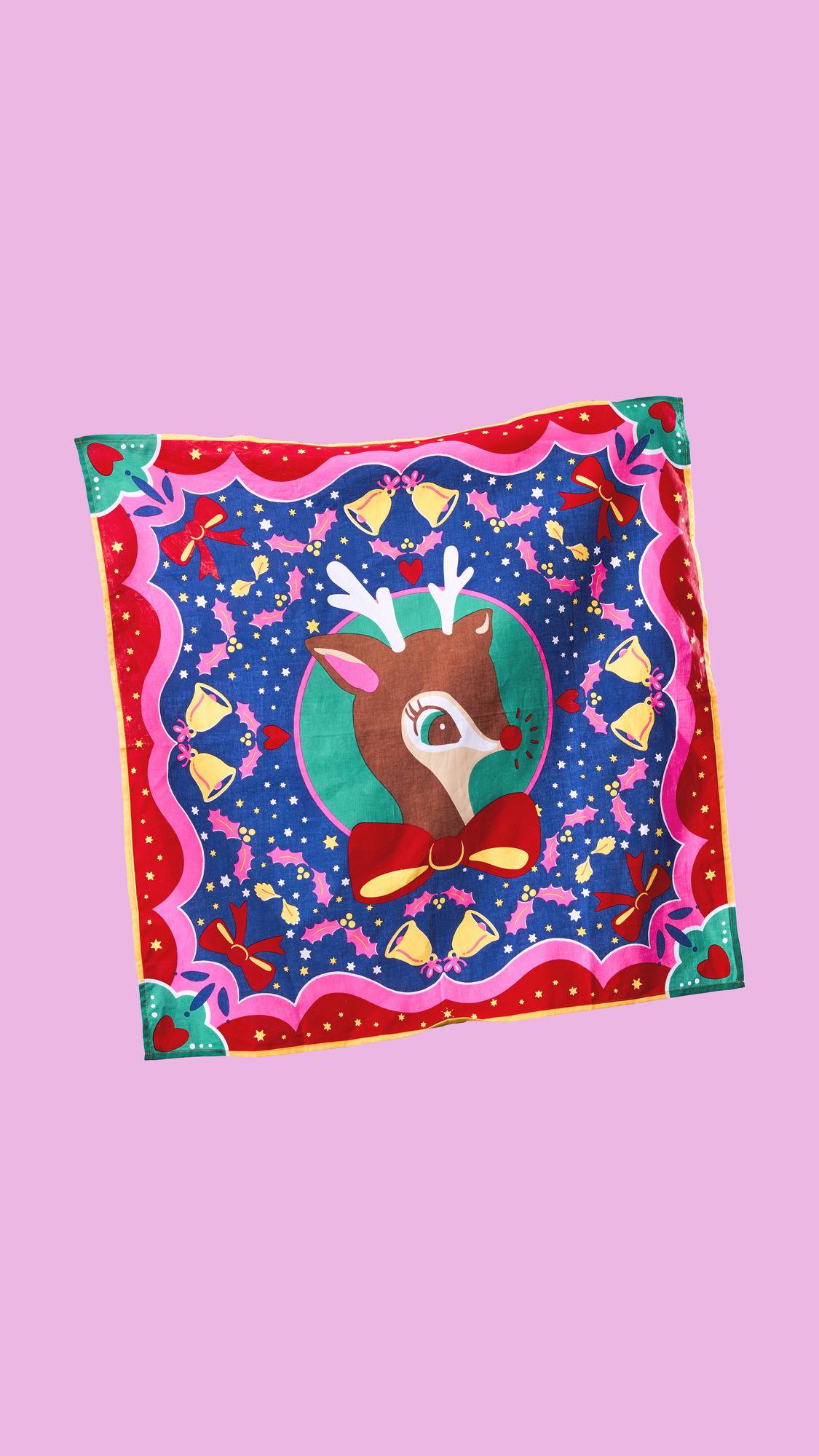 It's Christmas Deer - 70cm x 70cm