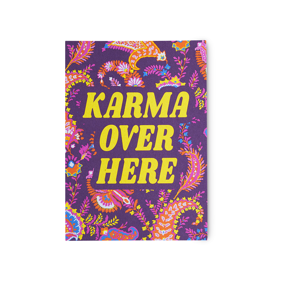 Karma Over Here - 14.8cm x 10.5cm